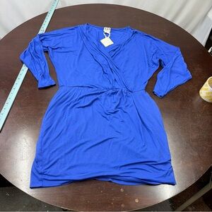 Haute Hippie Blue Midi Dress